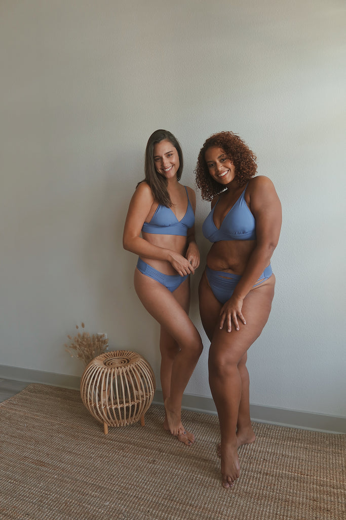 Smoky Blue Bikini Bottom - Brendalin & Cora